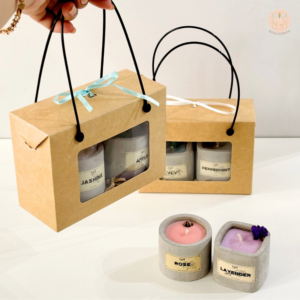 Nến thơm handmade decor hộp quà